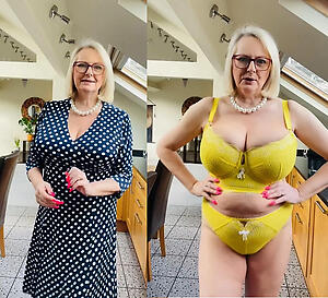 granny undressed dressed show off