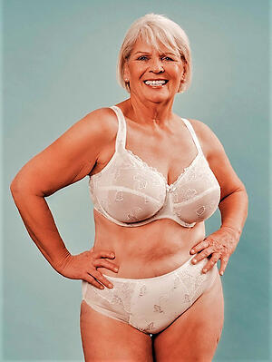 erotic older women in lingerie