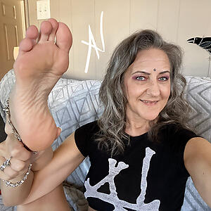 easy senior woman feet a hot photos