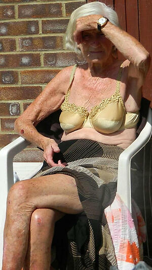 hot most assuredly old ladies nude show off