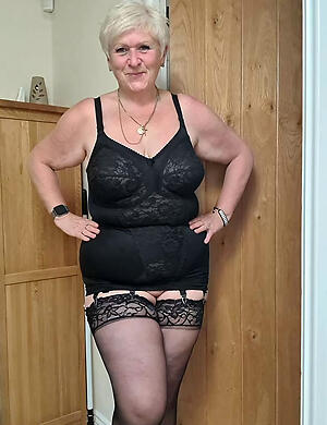 sexy horny granny in lingerie show elsewhere